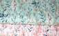 Preview: Designerbaumwollstoff Field of Dreams pink (10 cm)